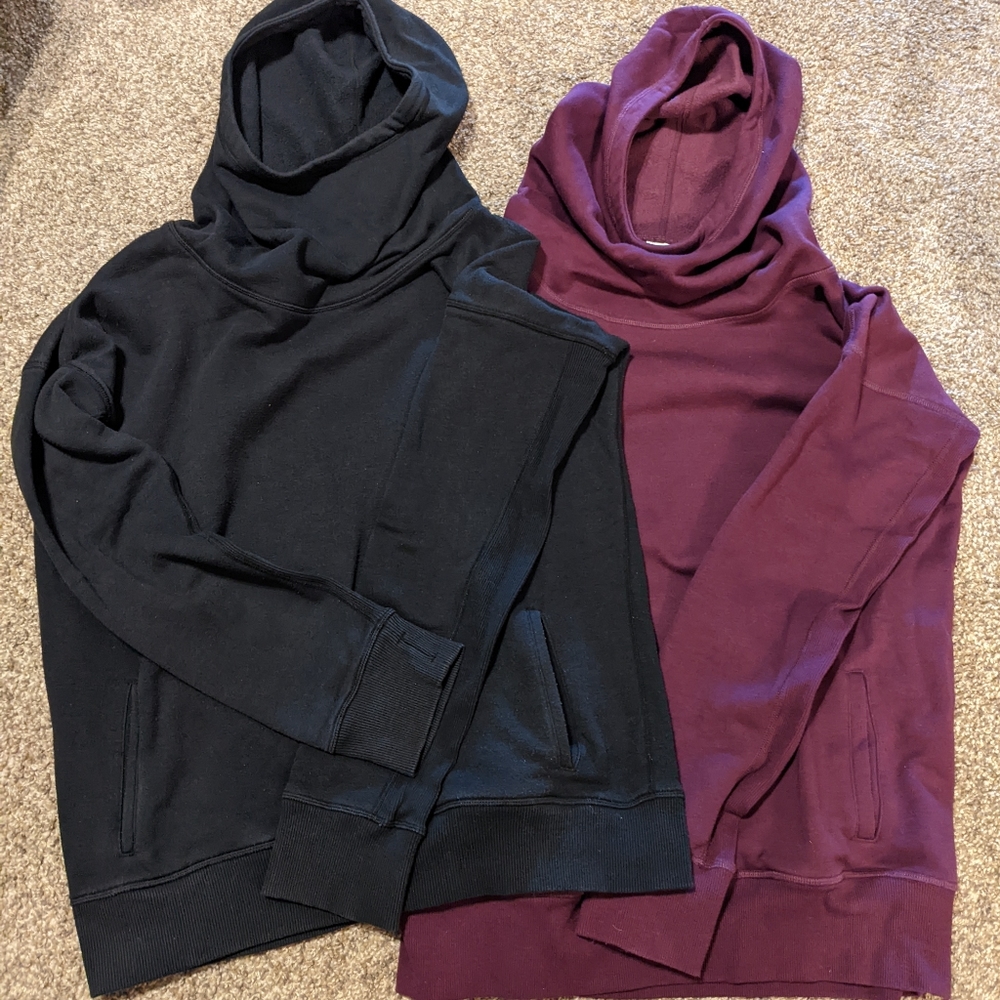 Two Zyia Active Oh So Soft hoodies